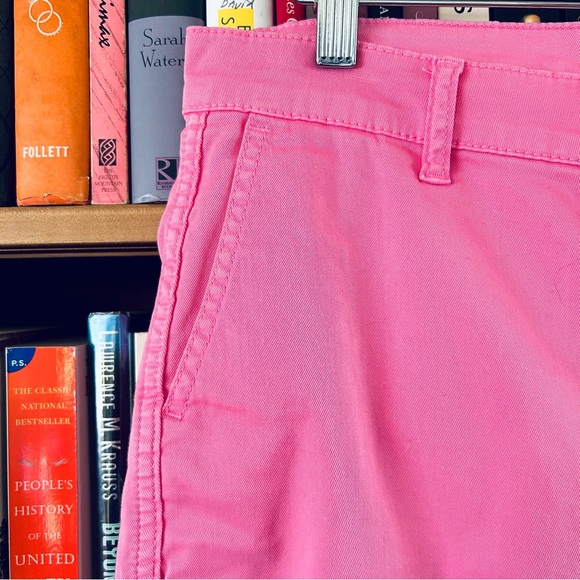 J Crew Vintage Straight Barbie Bubble Gum Pink Mid Rise Chino Pants, size 30 - Picture 5 of 13